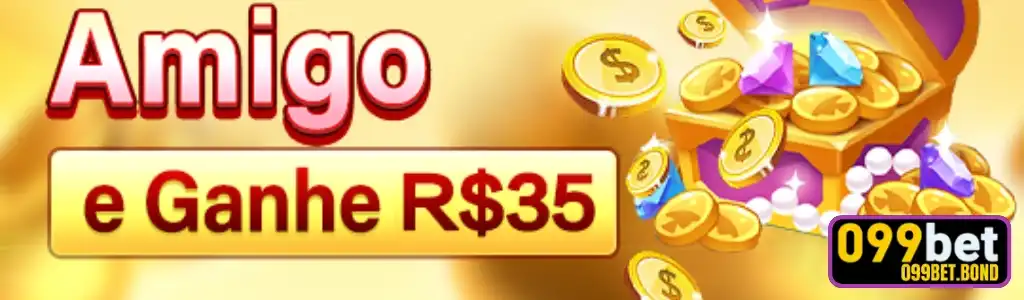 Jogador convidando amigo para jogar no 099BET cassino